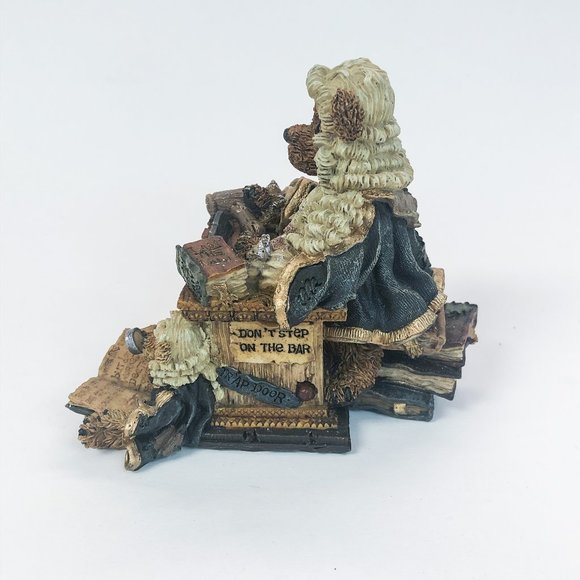 Boyds Bears and Friends 1997 "Judge Griz Hissonah” Figurine Vintage - Picture 3 of 10